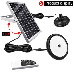 Versatile 112LEDs Dual-Function Solar Light for Indoor and Outdoor Use