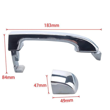 Outside Door Handle Replacement For Hyundai Veracruz 2007-2012 chrome ABS exterior handle with dimensions 183x84x49mm for DIY repair