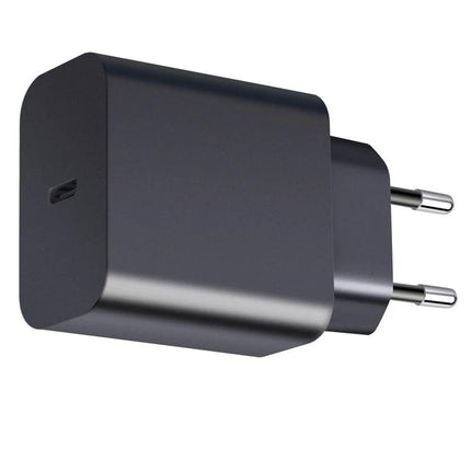 Travel Charger for Keeping Devices Powered on the Go 25W USB-C wall charger compact black plug for travel and commuting