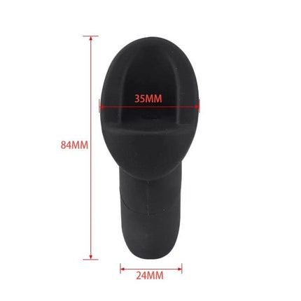 Replacement Car Antenna Base for Toyota Tundra 2013 - black ABS replacement antenna base showing 84mm x 35mm x 24mm dimensions
