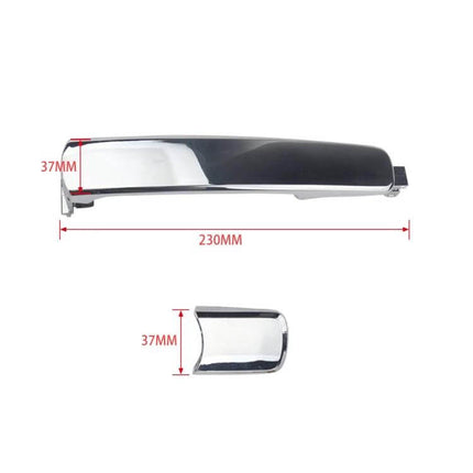 Chrome Exterior Car Outside Door Handle Replacement for Nissan/Infiniti front-right rear-left rear-right ABS chrome-plated 230mm x 37mm