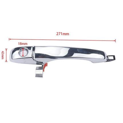 Front Left Outside Door Handle for Chrysler 300 (2005-2010) chrome ABS replacement handle with measurements 271mm x 42mm for direct swap