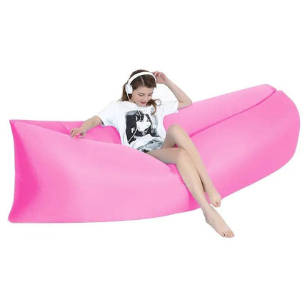 Outdoor Portable Inflatable Beach Sofa 200x70cm Green