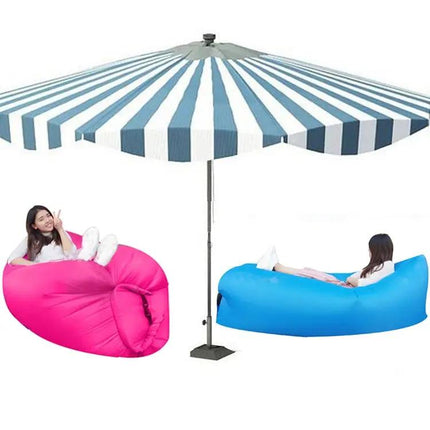 Outdoor Portable Inflatable Beach Sofa 200x70cm Green