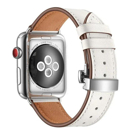 Genuine Leather Replacement Apple Watch Bands 42mm 44mm