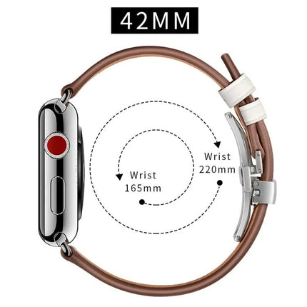 Genuine Leather Replacement Apple Watch Bands 42mm 44mm