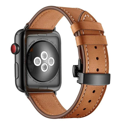 Leather Replacement Watch Band For Apple Watch 42/44mm