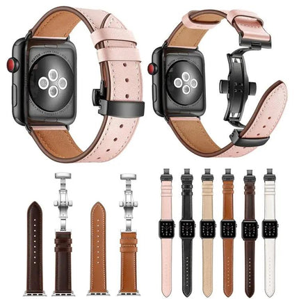 Leather Replacement Watch Band For Apple Watch 42/44mm