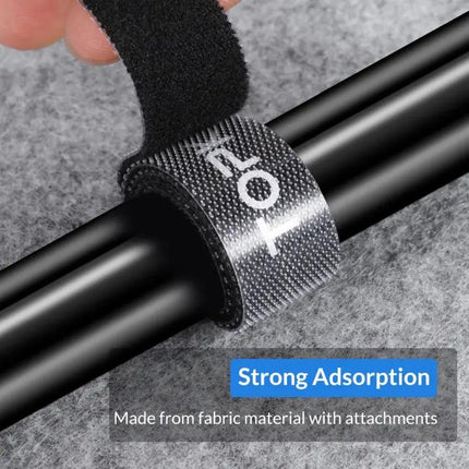 4 Pack Reusable Nylon Cable Ties With Hook and Loop Fastener 1m 2m 3m 5m