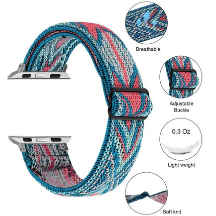 Elastic Replacement Watch Band For Apple Watch 38-45mm