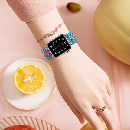 Elastic Replacement Watch Band For Apple Watch 38-45mm