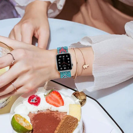 Elastic Replacement Watch Band For Apple Watch 38-45mm