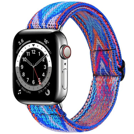 Elastic Adjustable Watch Band For Apple Watch Sizes 38-49mm