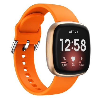 Fitbit Versa 3 Silicone Replacement Strap 24mm 115mm 85mm