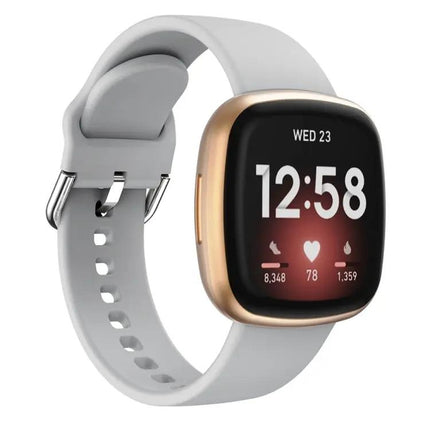 Fitbit Versa 3 Silicone Replacement Strap 24mm 115mm 85mm