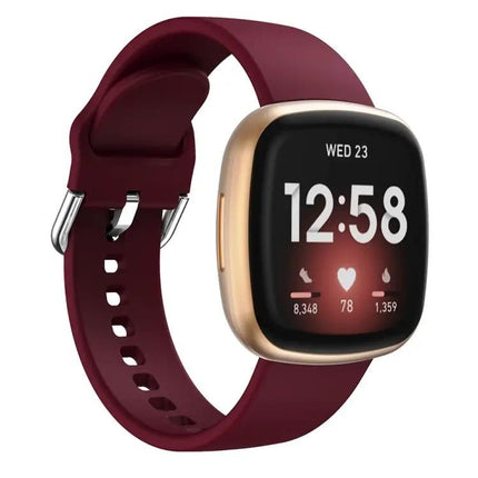 Fitbit Versa 3 Silicone Replacement Strap 24mm 115mm 85mm