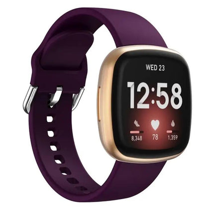 Fitbit Versa 3 Silicone Replacement Strap 24mm 115mm 85mm