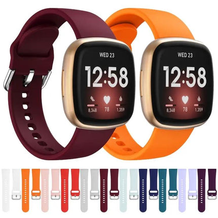 Fitbit Versa 3 Silicone Replacement Strap 24mm 115mm 85mm