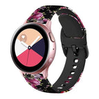For Samsung Galaxy Watch 42mm / Pink Flowers
