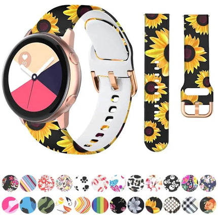 Silicone Printed Replacement Strap Samsung Galaxy Watch 42mm