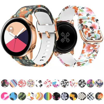 Silicone Printed Strap For Samsung Galaxy Watch 46mm