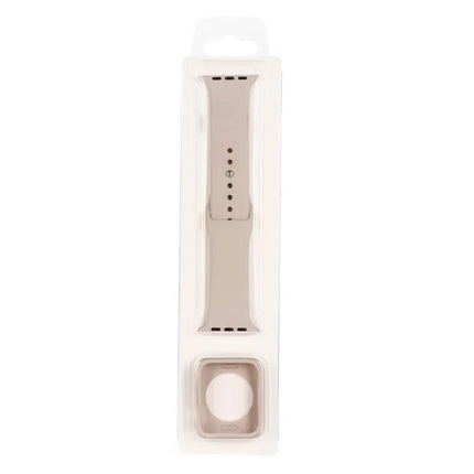 Silicone Strap With Protective Case For Apple Watch 41mm