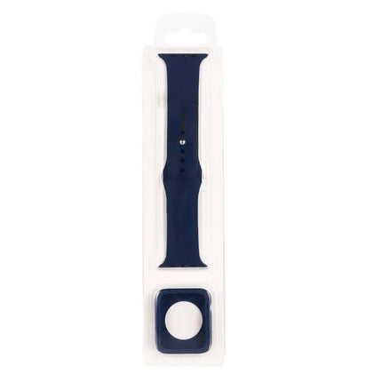 Silicone Strap With Protective Case For Apple Watch 41mm