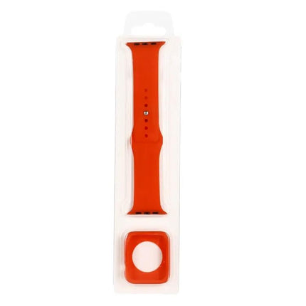 Silicone Strap And Protective Case For Apple Watch 45mm