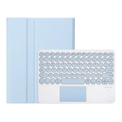 Detachable Bluetooth Keyboard Leather Case for iPad Air in Purple