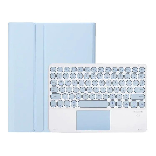Detachable Bluetooth Keyboard Leather Case for iPad Air in Purple | Syndmart