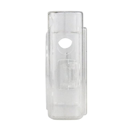 Clear Crystal Camera Bag for Fujifilm Instax Square SQ1 with Shoulder Strap clear protective cover showing front view with shutter access