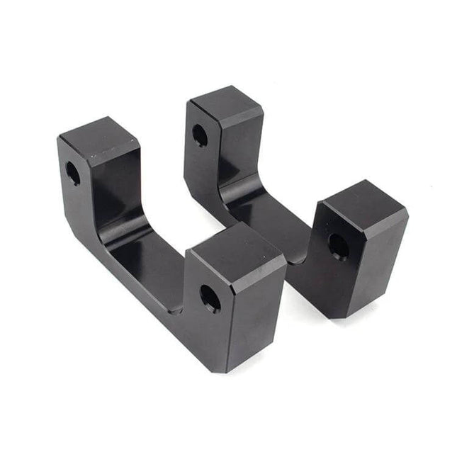 Front Leveling Lift Kit 2 Inch For Chevrolet Silverado black anodized aluminum front blocks improving stance and rear comfort