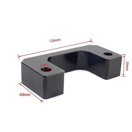 Front Leveling Lift Kit 2 Inch For Chevrolet Silverado black anodized aluminum front spacer with dimensions 126x60x29mm