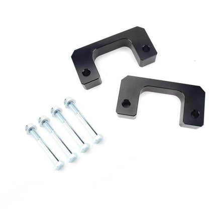 Front Leveling Lift Kit 2 Inch For Chevrolet Silverado black anodized aluminum front spacers with bolts, 2-inch leveling kit components