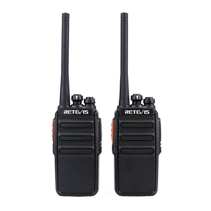 Retevis RT24 Handheld Two-Way Radio for Short-Range Talks - pair of black PMR446 handheld radios for hiking, events, and on-site coordination