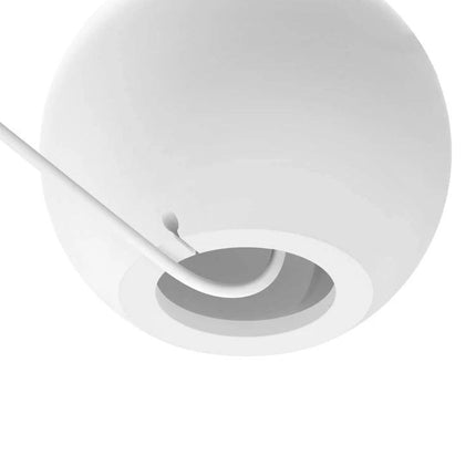 Silicone Pellet MagSafe Charger Holder for iPhone 12 Series white silicone holder stabilizing MagSafe charger and cable