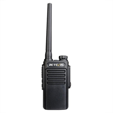 Retevis Waterproof Walkie Talkie for Everyday Communication - black IP67 rugged handheld radio for hiking construction and family outings