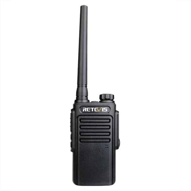 Retevis Waterproof Walkie Talkie for Everyday Communication - black IP67 rugged handheld radio for hiking construction and family outings