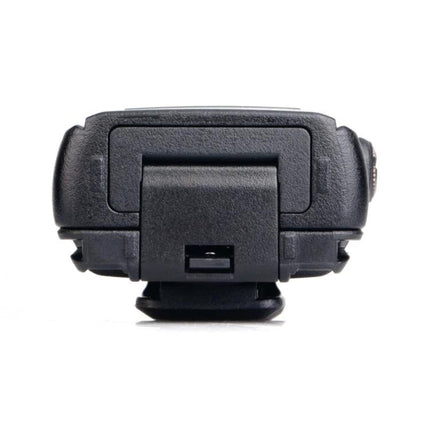 Retevis Waterproof Walkie Talkie for Everyday Communication shown from bottom with belt clip and IP67 rugged housing