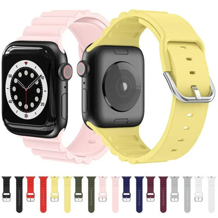 Silicone Watch Band For Apple Watch 38/40/42/44/45mm