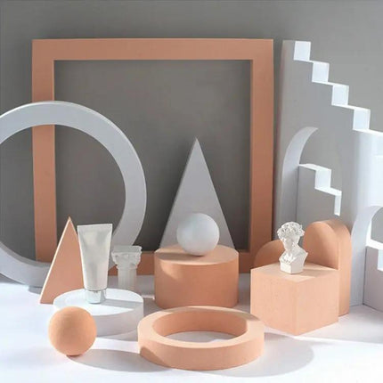 Geometric Foam Background Panels For Flatlay Photography Kit | Syndmart