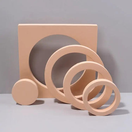 Geometric Foam Background Panels For Flatlay Photography Kit