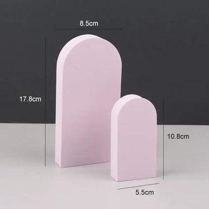 Solid Color Geometric Foam Props for Photo Backgrounds