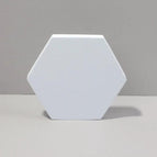 18 x 2cm Hexagon / White