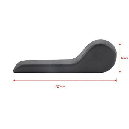 Chevrolet Driver Seat Back Adjustment Handle for Right Side black ABS replacement with 137mm x 42mm dimensions