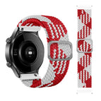 For Samsung Galaxy Watch Active2 40mm / Red White