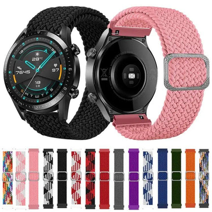 Braided Nylon Elastic Replacement Strap For Samsung 42mm