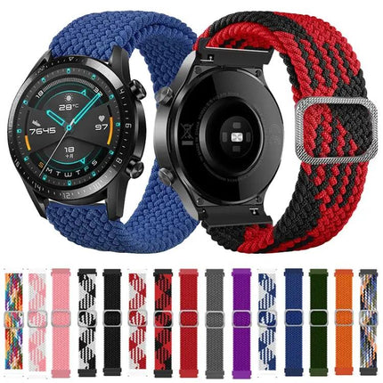 Adjustable Nylon Braided Strap For Galaxy Watch 3 41mm
