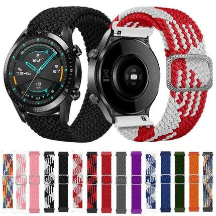 Nylon Braided Elastic Strap For Samsung Galaxy Watch 45mm