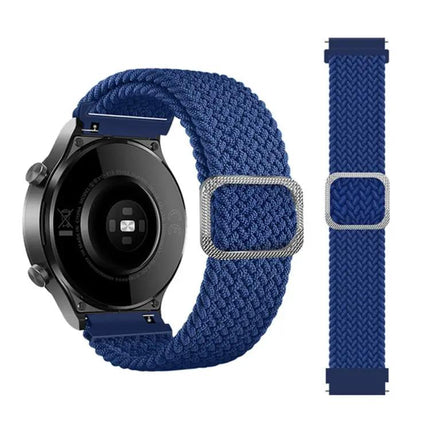 20mm Nylon Braided Elastic Adjustable Replacement Watch Band